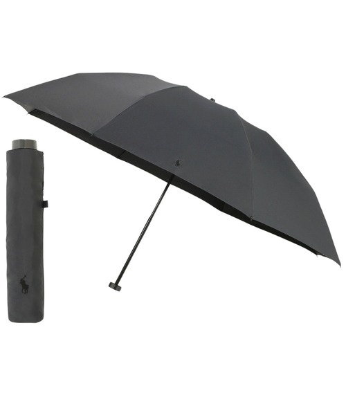 遮光 晴雨兼用折りたたみ日傘 軽量 60cm 'ワンポイント