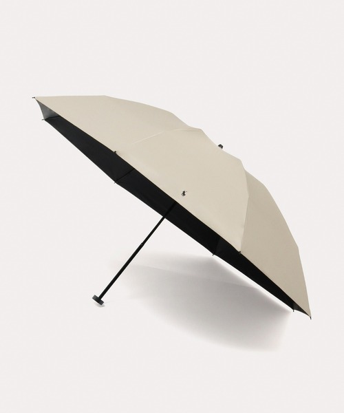 遮光 晴雨兼用折りたたみ日傘 軽量 60cm 'ワンポイント ポロポニー