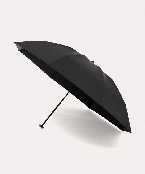 遮光 晴雨兼用折りたたみ日傘 軽量 60cm 'ワンポイント ポロポニー