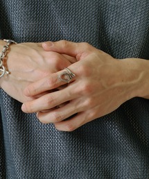 blancotokyo 日本製 金属アレルギー対策 サージカルステンレス 316L サイズ調整可能 ニュアンス リング 指輪 男女兼用