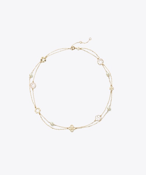 関税送込◆TORY BURCH トリバーチ◆KIRA レイヤード ネックレス セール】キラ クローバー レイヤードネックレス(ネックレス