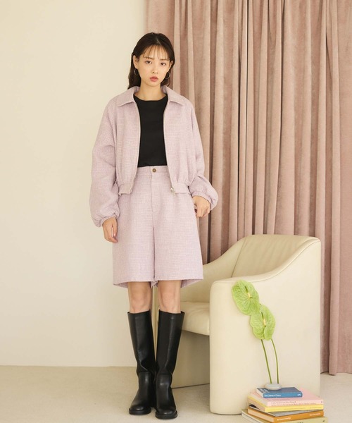 fifth（フィフス）の「ツイードショートパンツ（その他パンツ・レディース・グレー/アイボリー/パープル・M）」の18枚目の写真