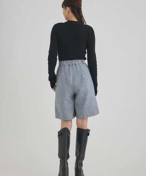 fifth（フィフス）の「ツイードショートパンツ（その他パンツ・レディース・グレー/アイボリー/パープル・M）」の15枚目の写真