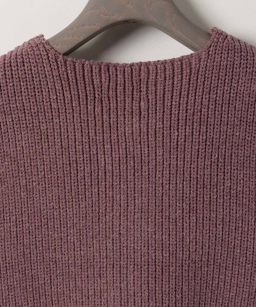 eL（エル）の「【eL】5G Front Zip Knit Vest/320878（ベスト・レディース・エンジ/グレー・FREE）」の15枚目の写真