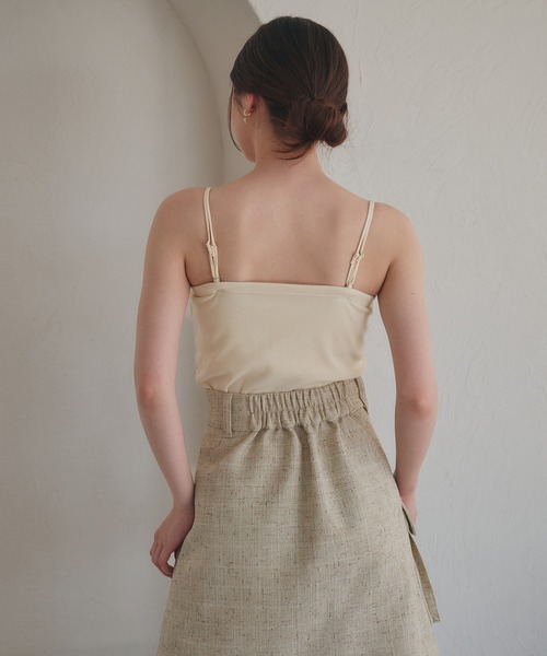 fupel(フぺル)の「spring tweed mini skirt / スプリングツイードミニスカート(setup対応可)(スカート・レディース・ブラウン系その他/ライトベージュ・FREE)」の8枚目の写真