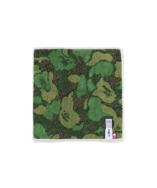新品 A BATHING APE ABC CAMO グリーンカモ ハンカチ ABC CAMO HAND TOWEL（ハンカチ/ハンドタオル）｜A BATHING APE