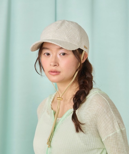 kaorinomori（カオリノモリ）の「kaorinomori レーブキャップ パル / カオリノモリ（キャップ・レディース・ブラック/ホワイト・FREE）」の15枚目の写真