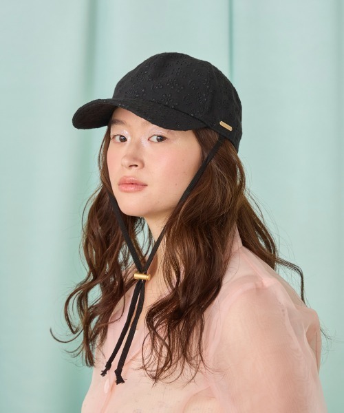 kaorinomori（カオリノモリ）の「kaorinomori レーブキャップ パル / カオリノモリ（キャップ・レディース・ブラック/ホワイト・FREE）」の11枚目の写真