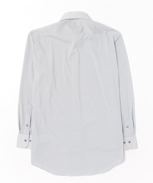 m.f.editorial（エムエフエディトリアル）の「【ストレッチ ノーアイロン 吸水速乾】m.f.エディトリアル メンズ カッタウェイ ビジネスドレス 長袖ニットシャツ（ビジネスシャツ・メンズ・グレー・首回り39cm-裄丈80cm/首回り43cm-裄丈86cm/首回り37cm-裄丈80cm/首回り39cm-裄丈84cm/首回り41cm-裄丈82cm/首回り41cm-裄丈86cm/首回り43cm-裄丈82cm）」の3枚目の写真