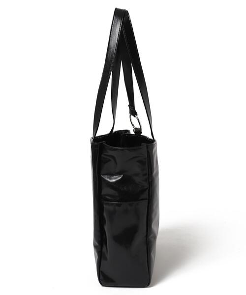 WEGO（ウィゴー）の「WEGO/リールパスケース付きA4BIGトート（トートバッグ・レディース・ブラック/シルバー・FREE）」の13枚目の写真