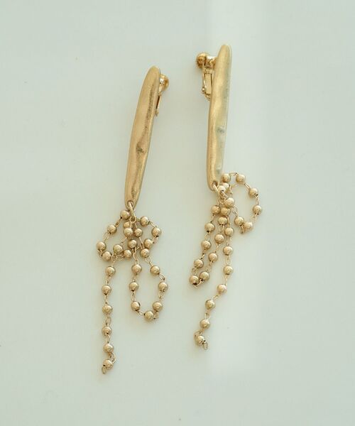 YECCA VECCA（イェッカヴェッカ）の「ボールチェーンメタルイヤリング（イヤリング・レディース・ゴールド/シルバー・FREE）」の10枚目の写真