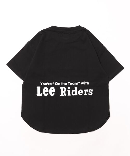 Lee（リー）の「Lee/リー【110-150cm】キッズ ラウンドヘム 半袖Tシャツ/裾ラウンド（Tシャツ/カットソー・キッズ・ブラック/ホワイト・110/120/130/140/150）」の3枚目の写真