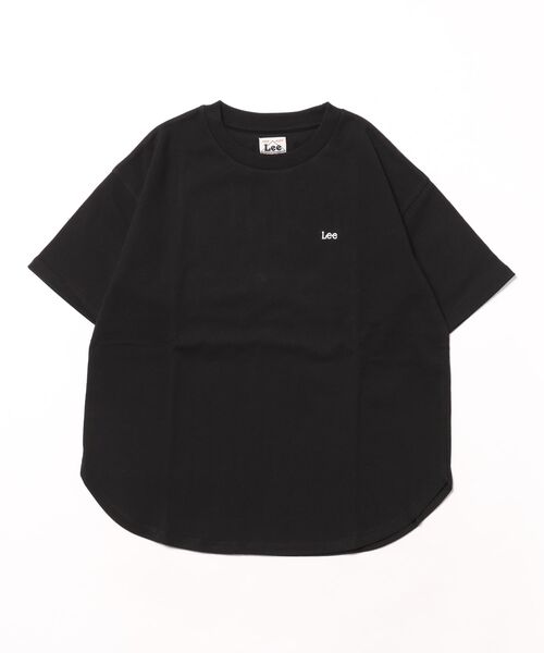 Lee（リー）の「Lee/リー【110-150cm】キッズ ラウンドヘム 半袖Tシャツ/裾ラウンド（Tシャツ/カットソー・キッズ・ブラック/ホワイト・110/120/130/140/150）」の11枚目の写真