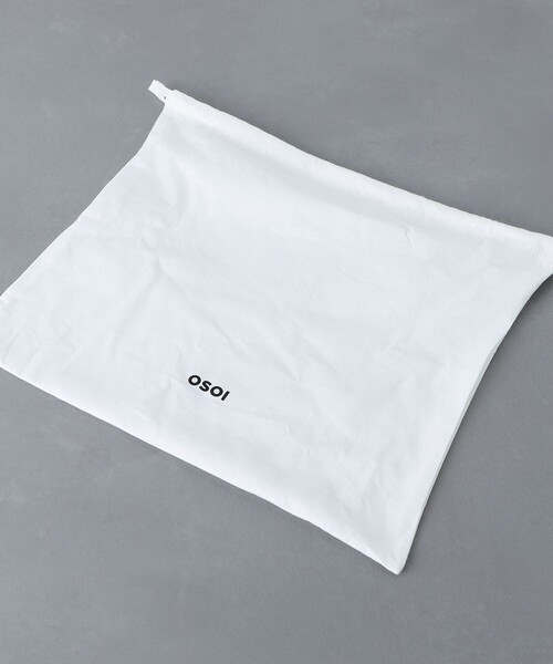 OSOI(オソイ)の「<OSOI>BOAT MINI バッグ(ショルダーバッグ・レディース・オフホワイト/ブラック/ダークブラウン・FREE)」の6枚目の写真