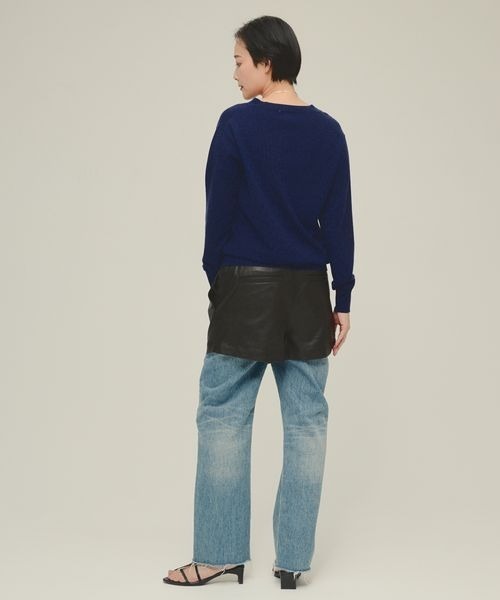 eL(エル)の「【eL】Leather Bloomers Short Pants/321315(その他パンツ・レディース・ブラウン/ブラック・FREE)」の4枚目の写真