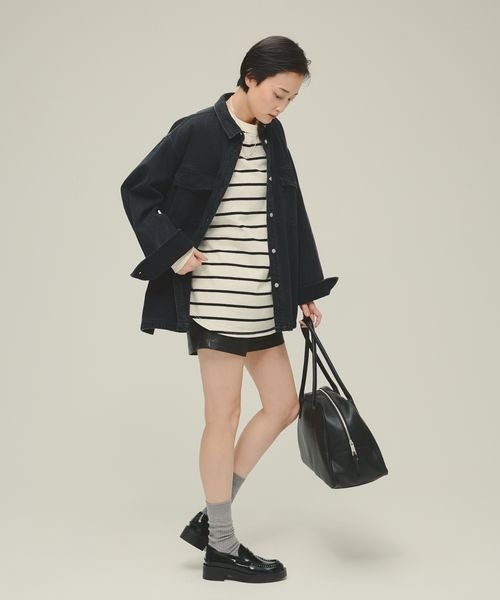 eL(エル)の「【eL】Leather Bloomers Short Pants/321315(その他パンツ・レディース・ブラウン/ブラック・FREE)」の8枚目の写真