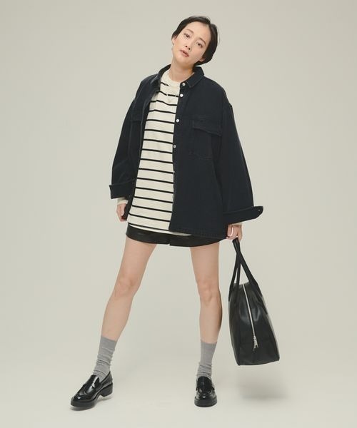 eL(エル)の「【eL】Leather Bloomers Short Pants/321315(その他パンツ・レディース・ブラウン/ブラック・FREE)」の9枚目の写真