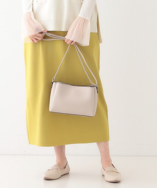 SHOO・LA・RUE（シューラルー）の「3層ヨコナガショルダーバッグ（ショルダーバッグ・レディース・シルバー/ナチュラル/ブルー/ブラック・00）」の16枚目の写真