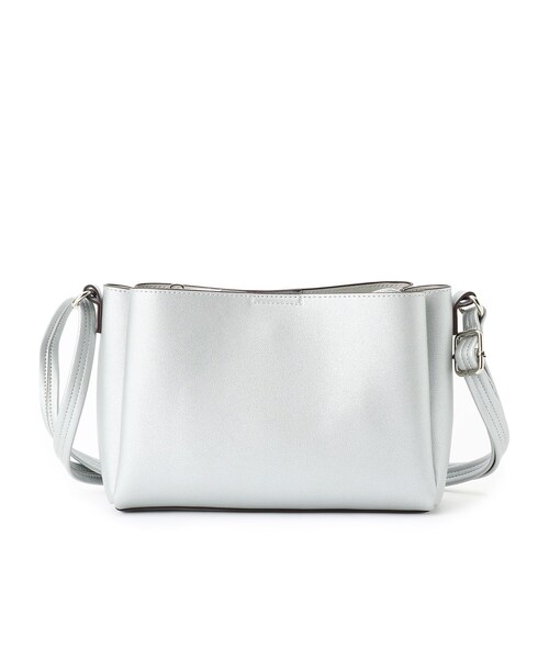 SHOO・LA・RUE（シューラルー）の「3層ヨコナガショルダーバッグ（ショルダーバッグ・レディース・シルバー/ナチュラル/ブルー/ブラック・00）」の20枚目の写真