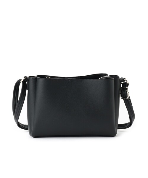 SHOO・LA・RUE（シューラルー）の「3層ヨコナガショルダーバッグ（ショルダーバッグ・レディース・シルバー/ナチュラル/ブルー/ブラック・00）」の21枚目の写真