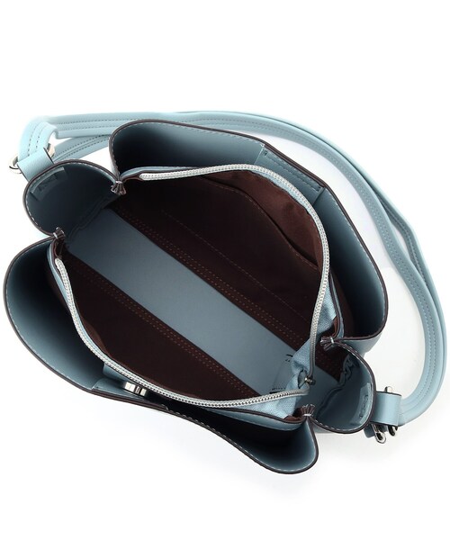 SHOO・LA・RUE（シューラルー）の「3層ヨコナガショルダーバッグ（ショルダーバッグ・レディース・シルバー/ナチュラル/ブルー/ブラック・00）」の7枚目の写真