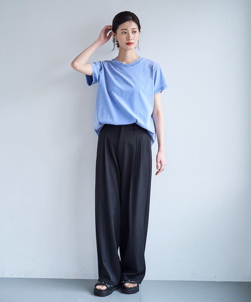 meilmada(メイルマダ)の「フロストTシャツ(Tシャツ/カットソー・レディース・ブルー/グレー・FREE)」の18枚目の写真