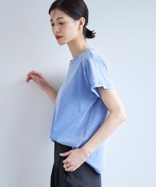 meilmada(メイルマダ)の「フロストTシャツ(Tシャツ/カットソー・レディース・ブルー/グレー・FREE)」の16枚目の写真