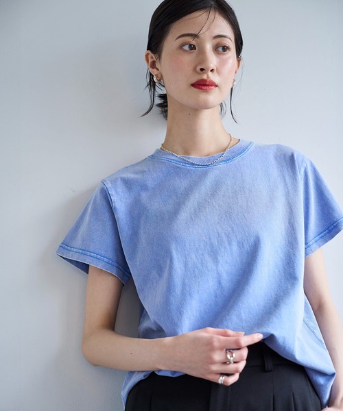 meilmada(メイルマダ)の「フロストTシャツ(Tシャツ/カットソー・レディース・ブルー/グレー・FREE)」の21枚目の写真