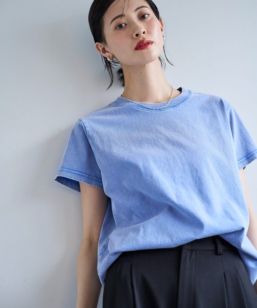meilmada(メイルマダ)の「フロストTシャツ(Tシャツ/カットソー・レディース・ブルー/グレー・FREE)」の22枚目の写真
