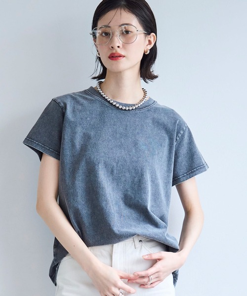 meilmada(メイルマダ)の「フロストTシャツ(Tシャツ/カットソー・レディース・ブルー/グレー・FREE)」の4枚目の写真