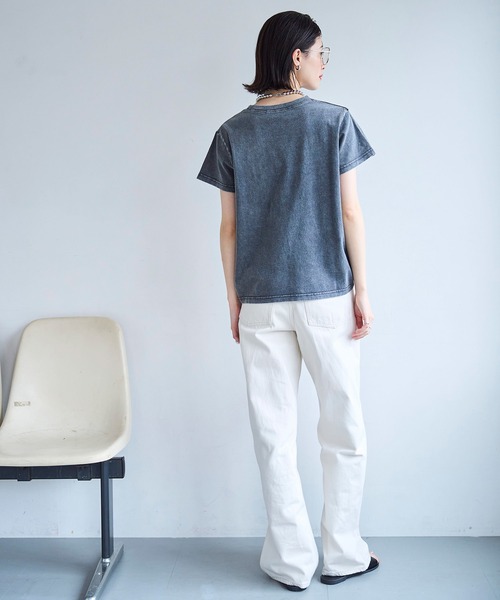 meilmada(メイルマダ)の「フロストTシャツ(Tシャツ/カットソー・レディース・ブルー/グレー・FREE)」の8枚目の写真