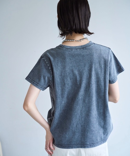 meilmada(メイルマダ)の「フロストTシャツ(Tシャツ/カットソー・レディース・ブルー/グレー・FREE)」の5枚目の写真