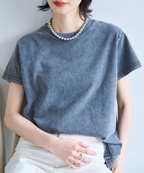 meilmada(メイルマダ)の「フロストTシャツ(Tシャツ/カットソー・レディース・ブルー/グレー・FREE)」の3枚目の写真