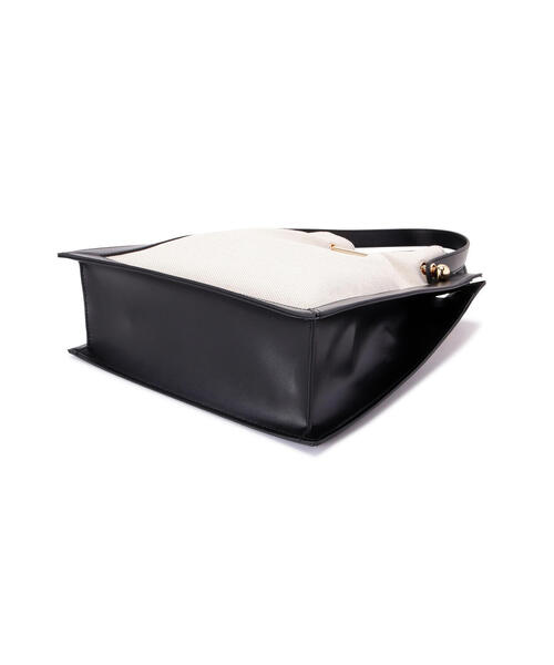 EDIT COLOGNE（エディットコロン）の「ゴールドパーツキャンバストート（トートバッグ・レディース・ブラック/ブラウン・ﾌﾘ-）」の9枚目の写真