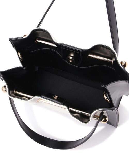 EDIT COLOGNE（エディットコロン）の「ゴールドパーツキャンバストート（トートバッグ・レディース・ブラック/ブラウン・ﾌﾘ-）」の10枚目の写真