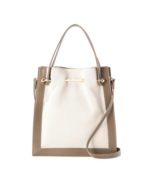 EDIT COLOGNE（エディットコロン）の「ゴールドパーツキャンバストート（トートバッグ・レディース・ブラック/ブラウン・ﾌﾘ-）」の11枚目の写真