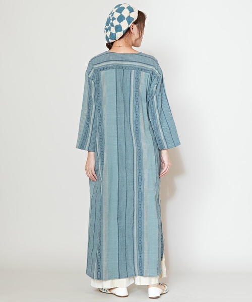 チャイハネ(チャイハネ)の「【チャイハネ】ホブストワンピース(ワンピース・レディース・ベージュ/ブルー/グレー・FREE)」の8枚目の写真