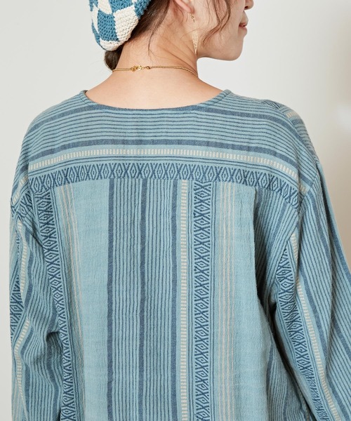 チャイハネ(チャイハネ)の「【チャイハネ】ホブストワンピース(ワンピース・レディース・ベージュ/ブルー/グレー・FREE)」の9枚目の写真