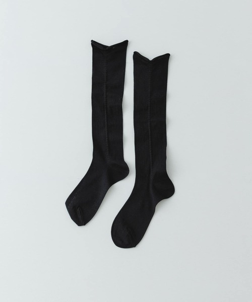 RODE SKO（ロデスコ）の「PIEDI NUDI　SHEER TACK SHRINK SOCKS（ソックス/靴下・レディース・ブルー/ホワイト/ブラック・-）」の2枚目の写真