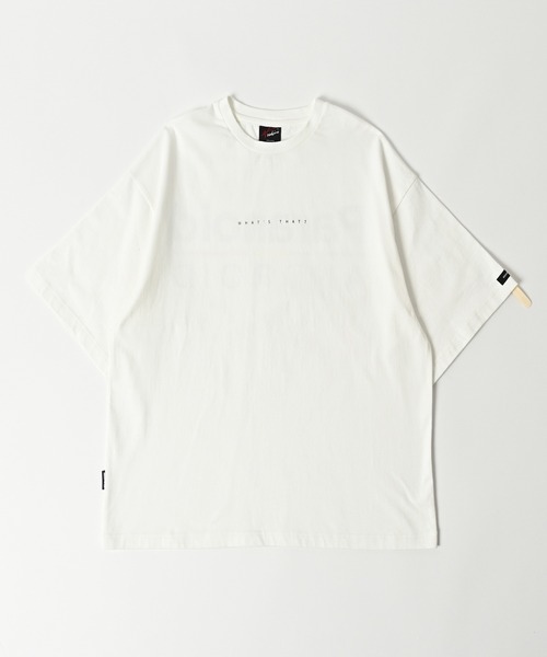 ADAM PATEK(アダムパテック)の「【ADAMPATEK/アダムパテック】paranoid short sleeve T/パラノイドプリントTシャツ(Tシャツ/カットソー・レディース・ブラック/パープル/ホワイト・2/1)」の2枚目の写真