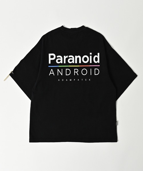 ADAM PATEK(アダムパテック)の「【ADAMPATEK/アダムパテック】paranoid short sleeve T/パラノイドプリントTシャツ(Tシャツ/カットソー・レディース・ブラック/パープル/ホワイト・2/1)」の7枚目の写真