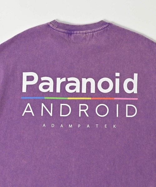 ADAM PATEK(アダムパテック)の「【ADAMPATEK/アダムパテック】paranoid short sleeve T/パラノイドプリントTシャツ(Tシャツ/カットソー・レディース・ブラック/パープル/ホワイト・2/1)」の12枚目の写真