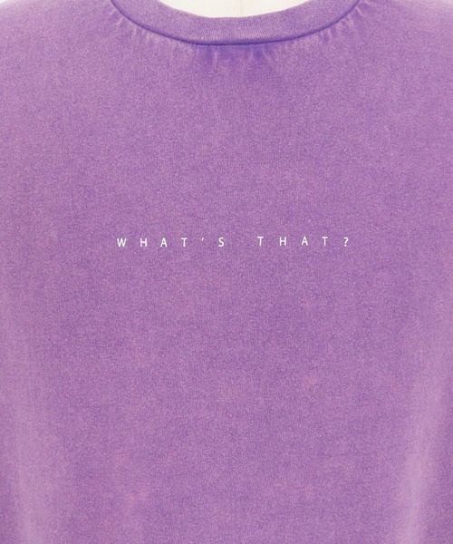 ADAM PATEK(アダムパテック)の「【ADAMPATEK/アダムパテック】paranoid short sleeve T/パラノイドプリントTシャツ(Tシャツ/カットソー・レディース・ブラック/パープル/ホワイト・2/1)」の17枚目の写真
