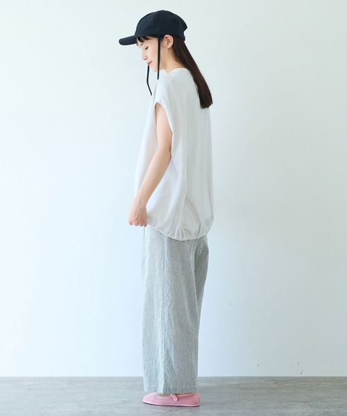 tシャツ ハイツイストコットン　プロダクトダイ　コクーンプルオーバー レディース セール】ハイツイストコットン プロダクトダイ コクーンプル