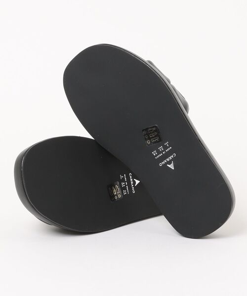 CARRANO（カラーノ）の「【CARRANO】イントレチャートボリュームソールサンダル(652303)（サンダル・レディース・ブラック/アイボリー/シルバー・36/37/38/39）」の5枚目の写真