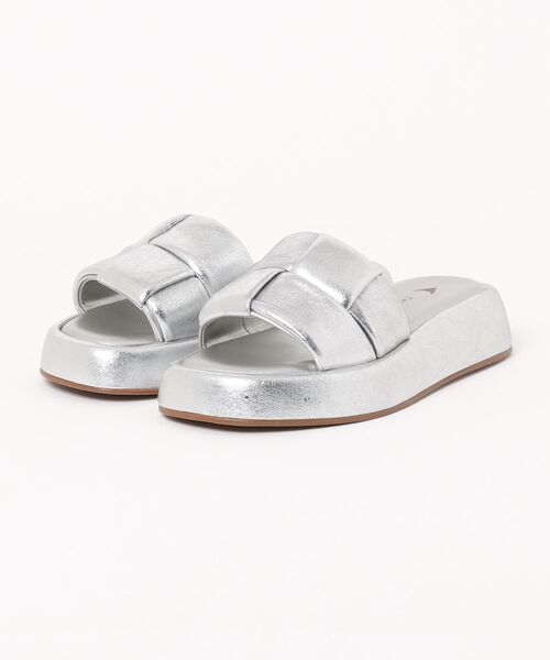 CARRANO（カラーノ）の「【CARRANO】イントレチャートボリュームソールサンダル(652303)（サンダル・レディース・ブラック/アイボリー/シルバー・36/37/38/39）」の11枚目の写真