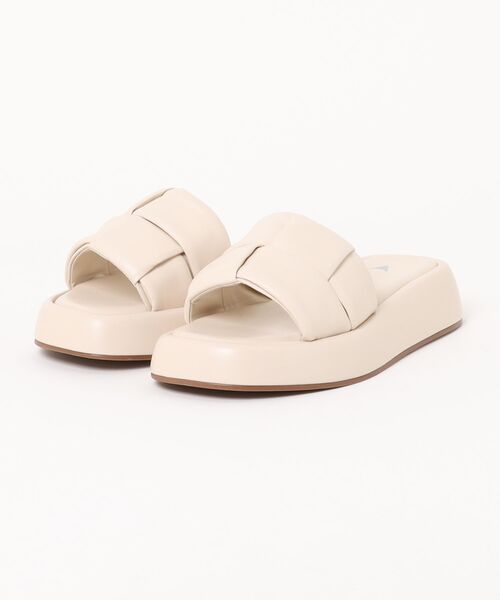 CARRANO（カラーノ）の「【CARRANO】イントレチャートボリュームソールサンダル(652303)（サンダル・レディース・ブラック/アイボリー/シルバー・36/37/38/39）」の14枚目の写真