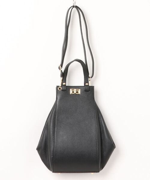 Lui's（ルイス）の「MILLELA FIRENZE スフィアハンドバッグ（ハンドバッグ・レディース・ベージュ/ブラック・FREE）」の9枚目の写真