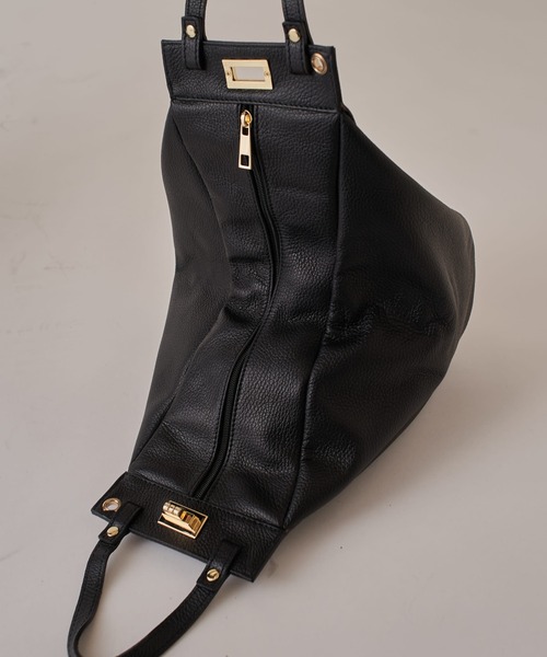 Lui's（ルイス）の「MILLELA FIRENZE スフィアハンドバッグ（ハンドバッグ・レディース・ベージュ/ブラック・FREE）」の12枚目の写真