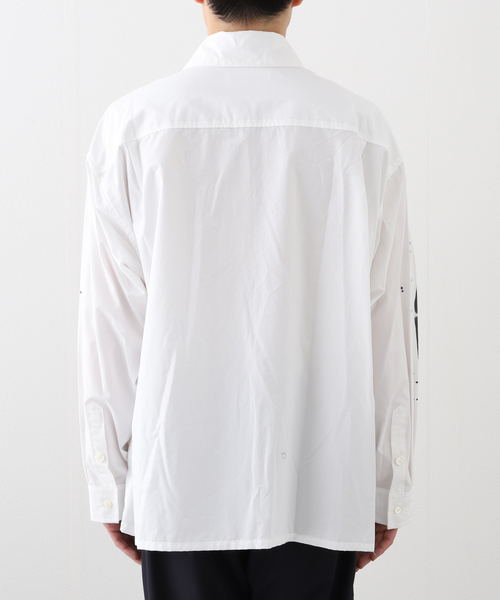 JOINT WORKS(ジョイントワークス)の「DISCOVERED / ディスカバード BONE AIR BRUSH SHIRTS(シャツ/ブラウス・メンズ・ホワイト/ブラック・3)」の9枚目の写真